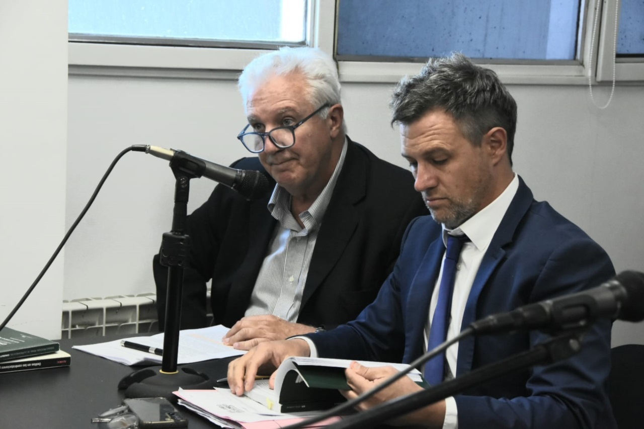 Pérez Galimberti (izquierda) y Ruffa, los defensores. 