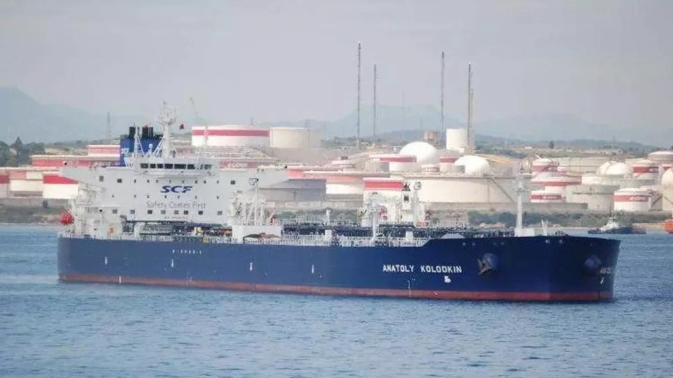 Imagen reciente del petrolero Anatoly Kolodkin que se acerca a Cuba en medio del embargo dispuesto por Estados Unidos.
