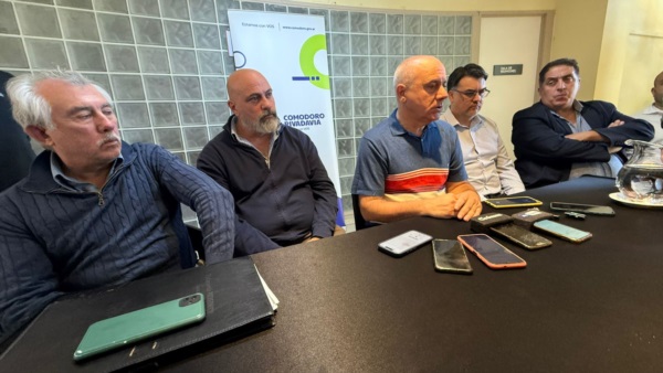 Sergio Bohe en la conferencia de prensa.