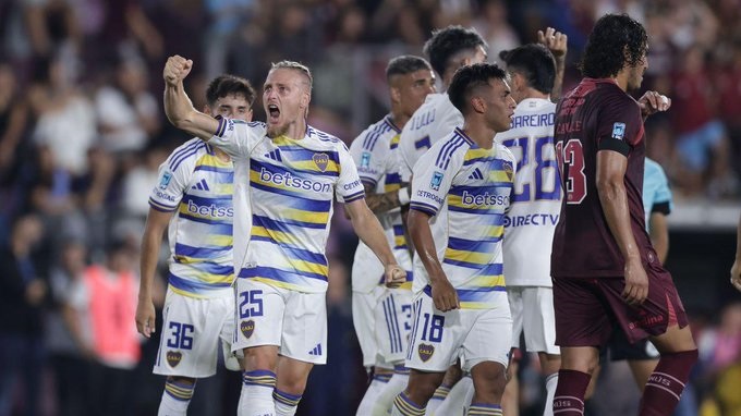 Ascacibar (foto) y Delgado acompañaron de muy buena manera. Doblete de Merentiel. Boca no sufrió nunca. Pudo haber hecho algún gol más. 