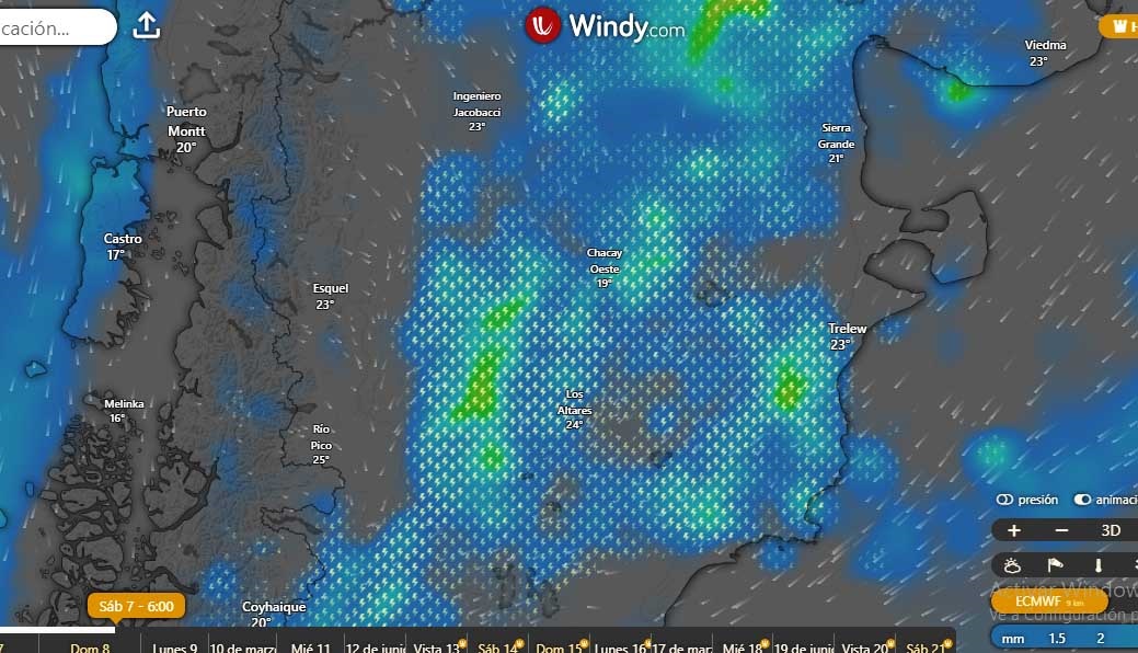 Este domingo, también se espera una intensa actividad eléctrica.