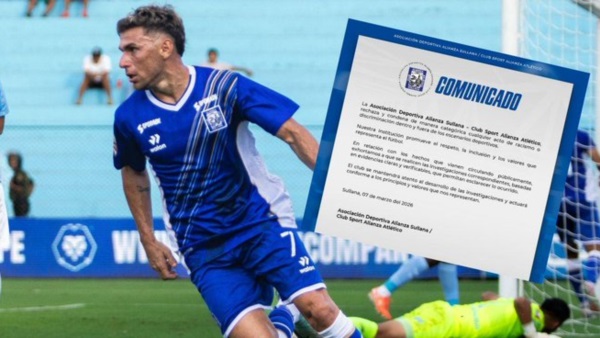 Alianza Atlético rechazó las acusaciones de racismo contra Coronel tras el incidente con Da Silva en el partido frente a Sporting Cristal.