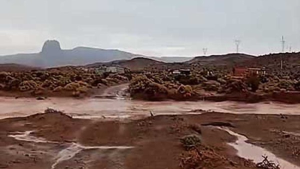 Caminos intransitables cerca de Gorro Frigio. (Comuna de Lagunita Salada)