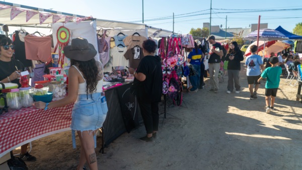 La feria estuvo este sábado en el barrio 3 de Abril.