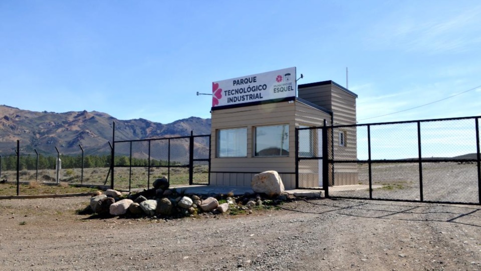 Predio del parque industrial de Esquel.