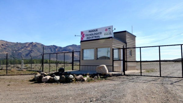 Predio del parque industrial de Esquel.