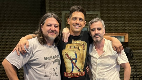 Manuel Olsina, Sergio Llancamán y Maximiliano Luna.