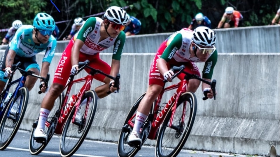 El portuario Fabrizio Crozzolo compitiendo en el Tour de Hainan. (Foto: @fabriziocrozzolo).