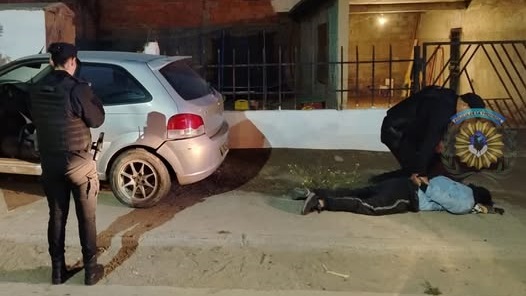 El sujeto fue atrapado in fraganti delito.