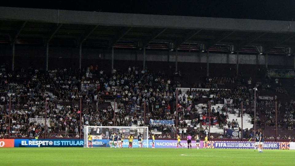 Argentina ante Colombia. Foto: Club Lanús.