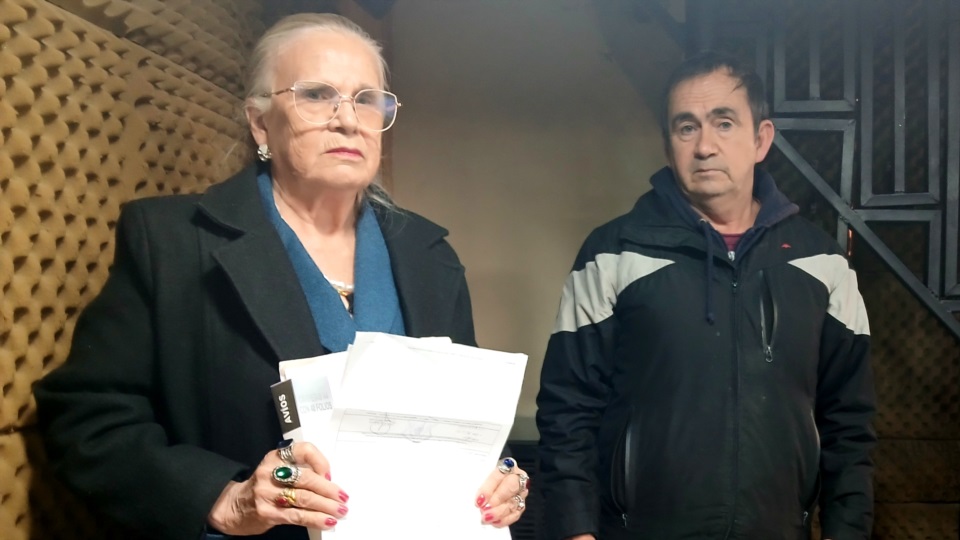 Inés Avilés, madre de la víctima. 