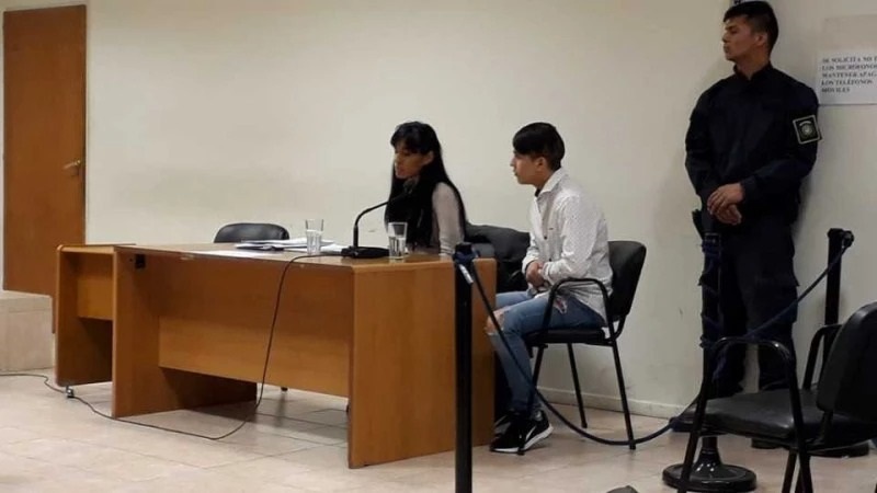 Rodrigo Nieves en una de sus declaraciones en Tribunales. 