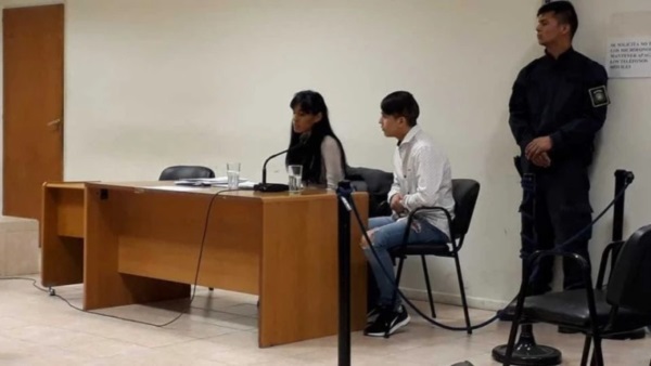 Rodrigo Nieves en una de sus declaraciones en Tribunales. 