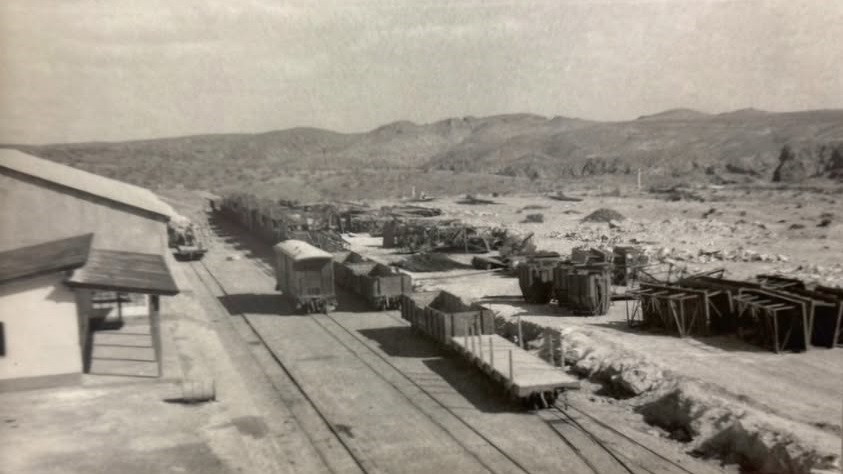La estación de ferrocarril.