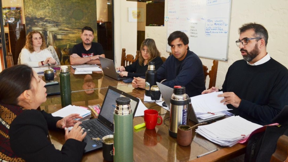 Reunión en el Concejo Deliberante.