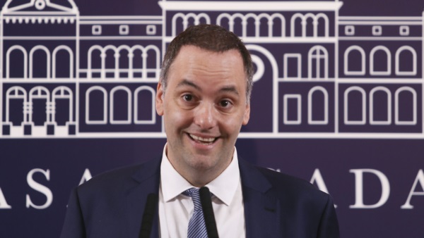 Manuel Adorni, jefe de Gabinete de Ministros.
