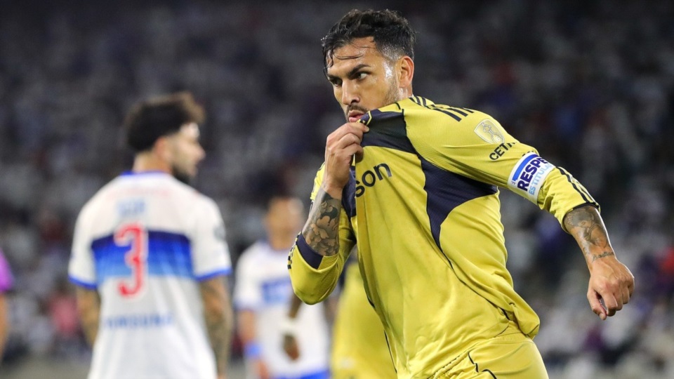 En su primer partido en la Libertadores, Leandro Paredes hizo un golazo en Chile.