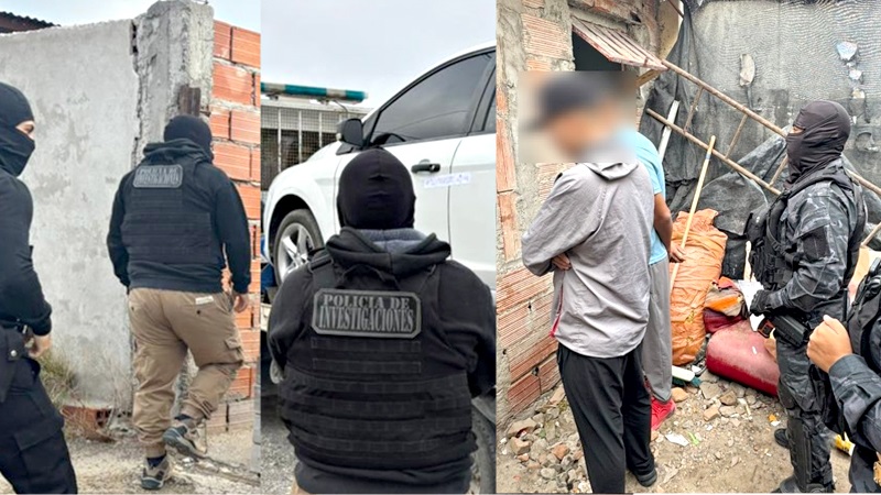 Las diligencias se efectuaron en Rawson y Puerto Madryn.