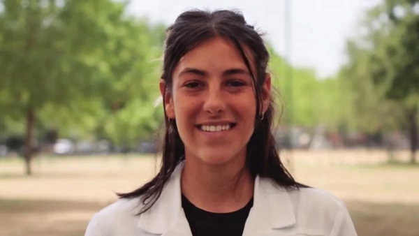 Chantal Leclercq, la médica residente que admitió haber sustraído medicamentos.