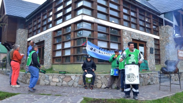 Protesta de los trabajadores de Bosques.