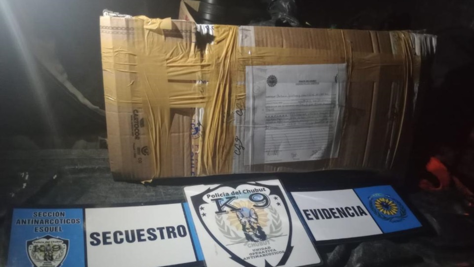 Elementos secuestrados por la Policía.