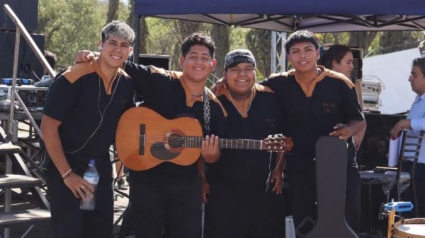 El grupo Aires del Sur en Trelew.