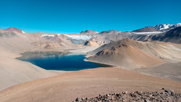 Vista del cráter Corona del Inca. Foto: Agencia NA (CONICET).