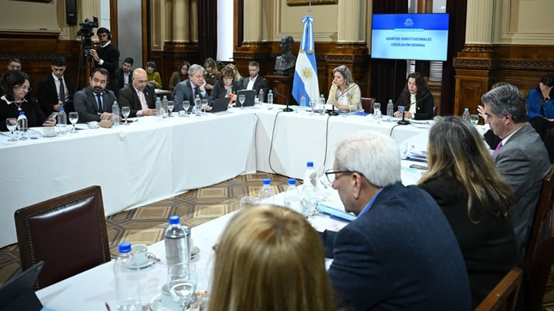 Nadia Márquez encabezó el plenario en el Senado sobre propiedad privada.