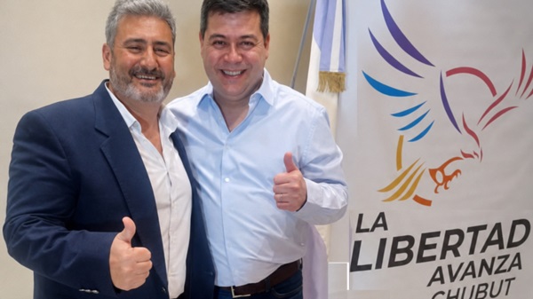 Rinaldi y su jefe político, César Treffinger.