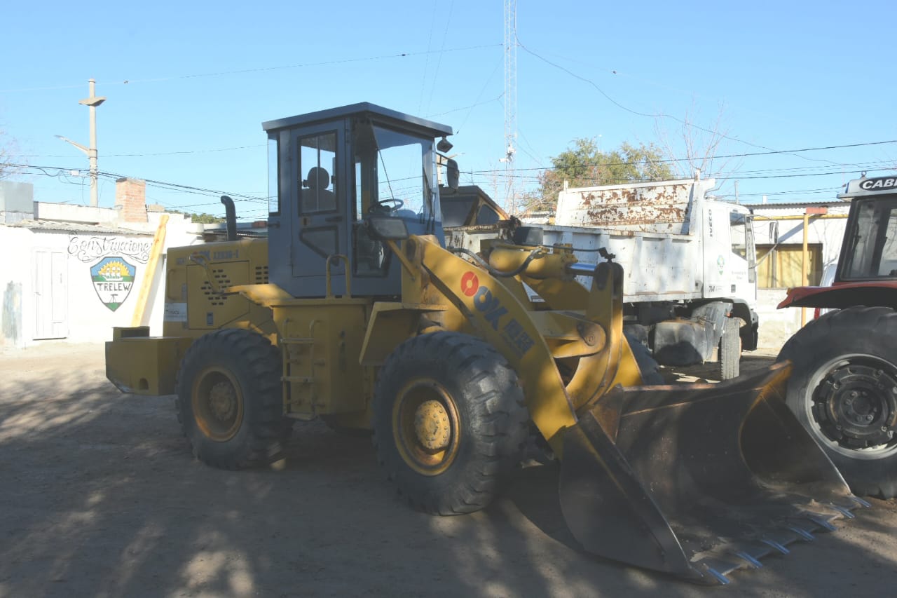 La máquina entregada al municipio.