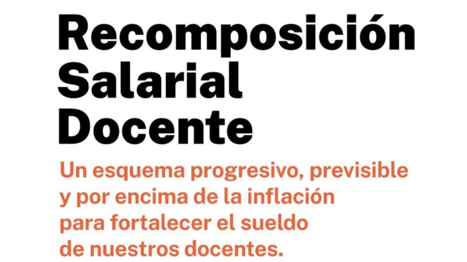 Informe de la recomposición salarial docente