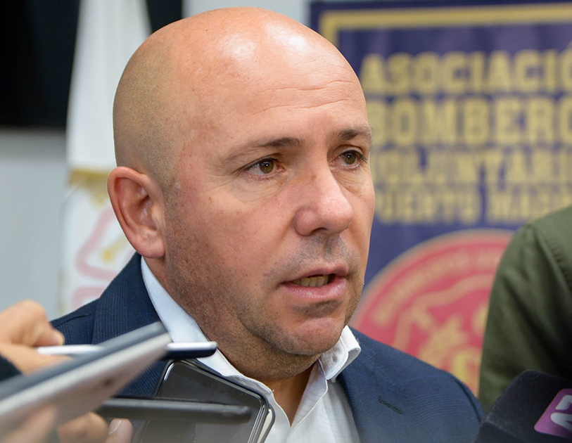 Gustavo Sastre, intendente de Puerto Madryn. 