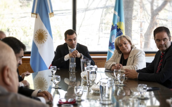 Giacomone y Bustos, dos de los firmantes.
