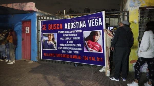 “Nadie nos escuchó. No hicieron nada. Cuánto se tardaron”, dijeron los familiares y vecinos de Agostina. 