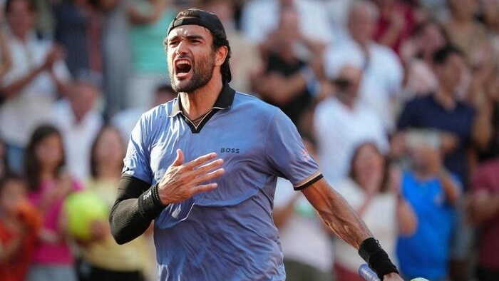 Berrettini regresa a los cuartos de final de Roland Garros en su primera aparición desde que alcanzó los octavos en 2021.