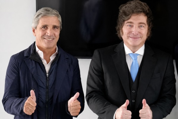 Caputo y Milei, dispuestos a entregar todo.