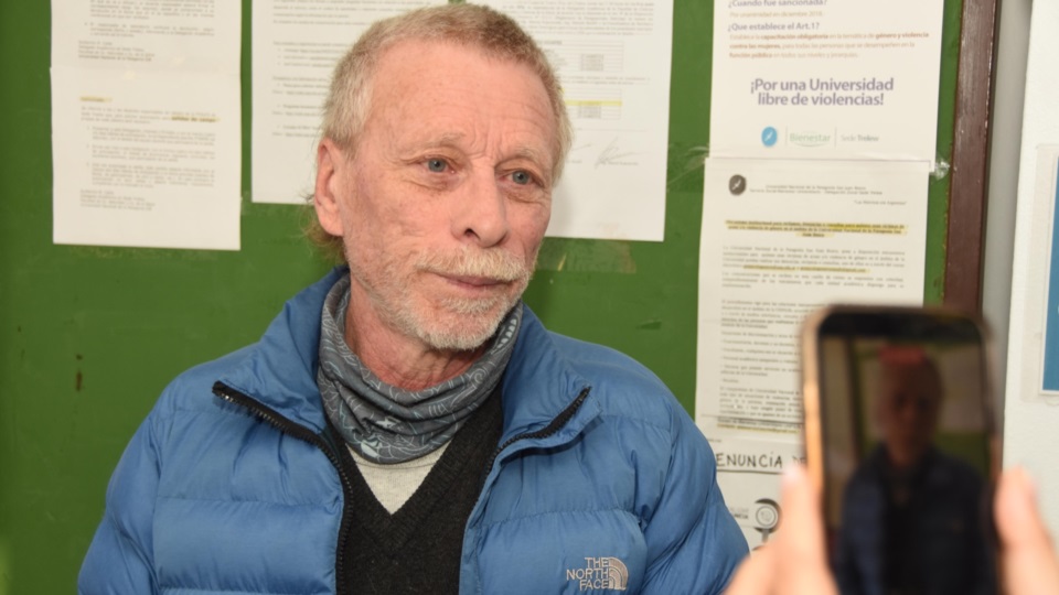 Guillermo Caile delegado académico de la Facultad de Ciencias Naturales de la UNPSJB