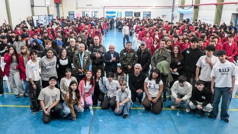 El encuentro se desarrolló en la Escuela 728.