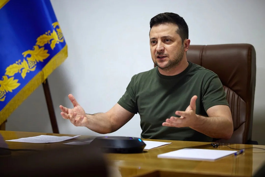 Volodímir Zelenski, presidente ucraniano.