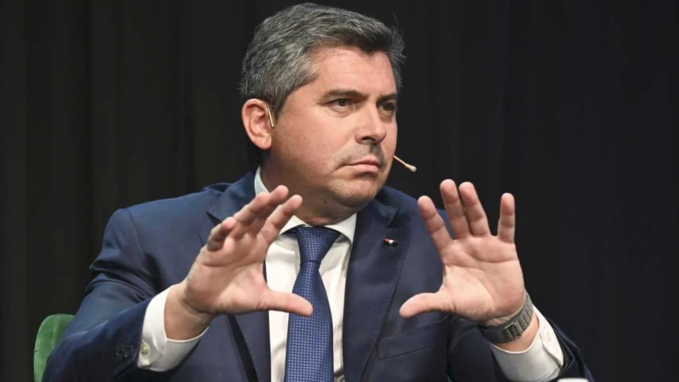 El gobernador de San Juan, Marcelo Orrego. Fotografía: Agencia Noticias Argentinas.