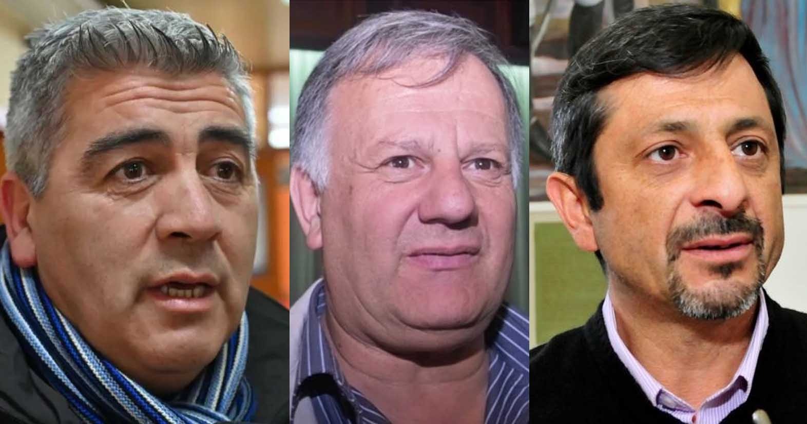Intendentes Miguel Gómez, Jorge Seitune y Silvio Boudargham