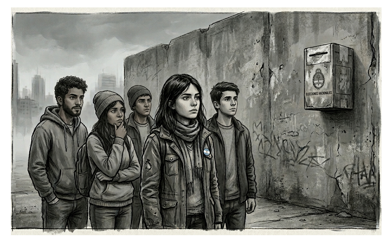 El 46% de los jóvenes no cree en la democracia.