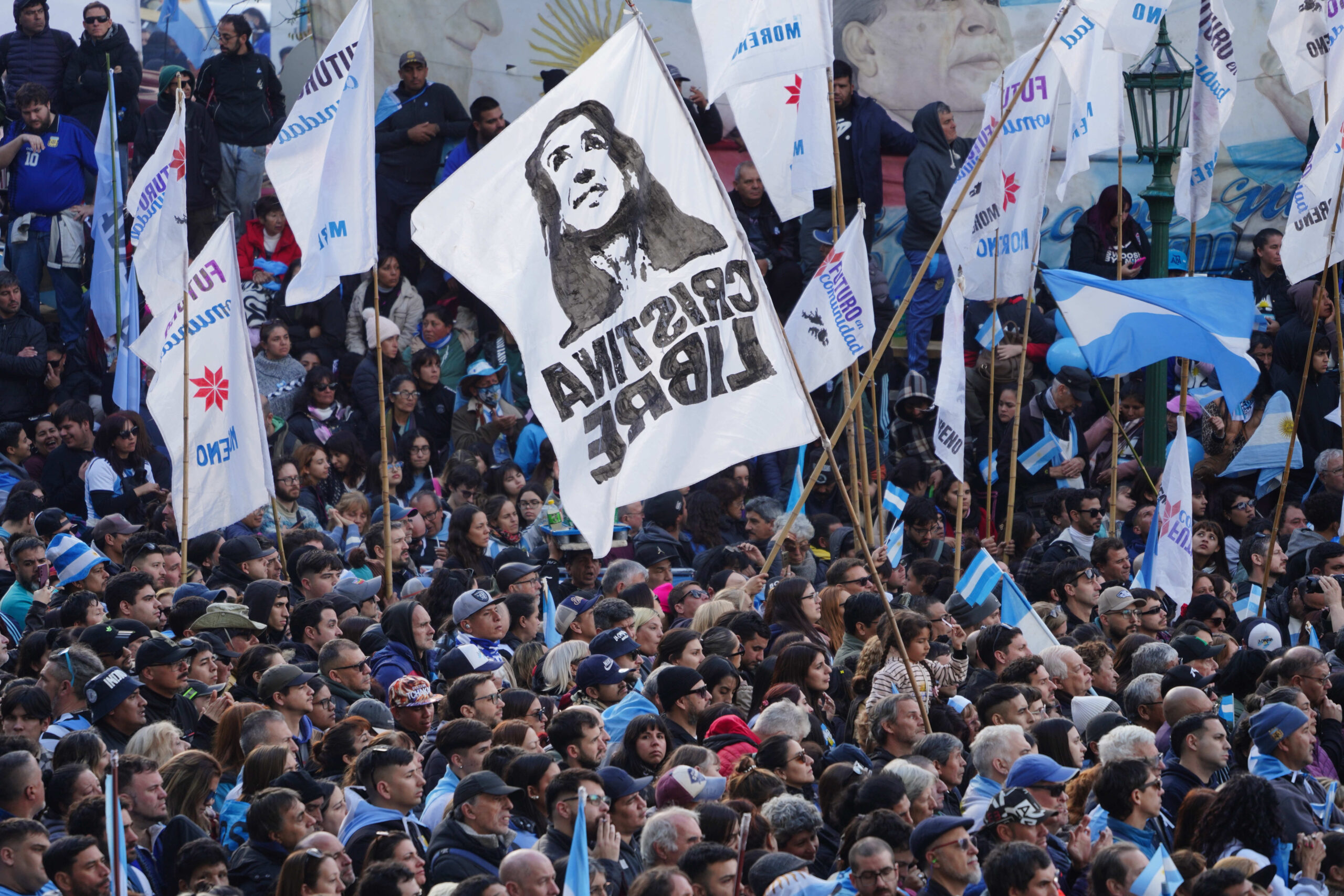 La militancia exigió por la liberación de Cristina Kirchner.