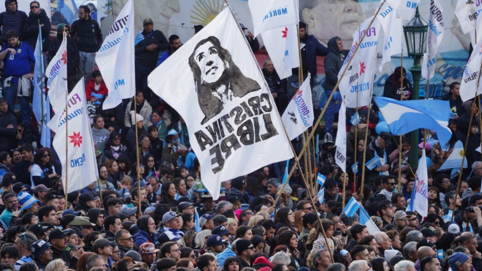La militancia exigió por la liberación de Cristina Kirchner.
