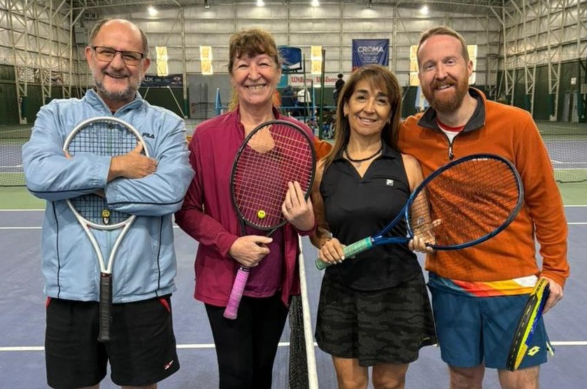 Pablo Catilla/Bruna Brágoli y Claudia Dacal-Rob Gilmartin protagonizaron uno de los partidos más disputados del Mixto "B".