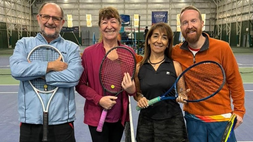 Pablo Catilla/Bruna Brágoli y Claudia Dacal-Rob Gilmartin protagonizaron uno de los partidos más disputados del Mixto "B".
