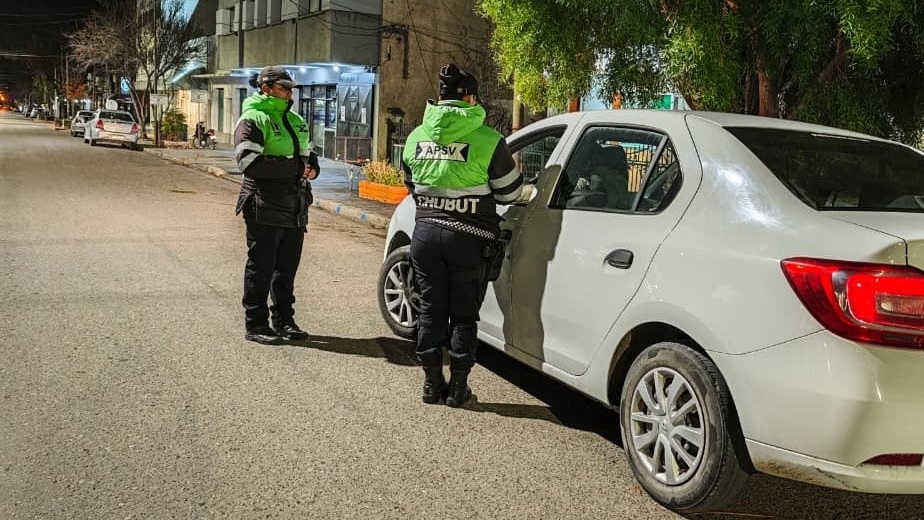 Controles de tránsito durante el fin de semana en Chubut.