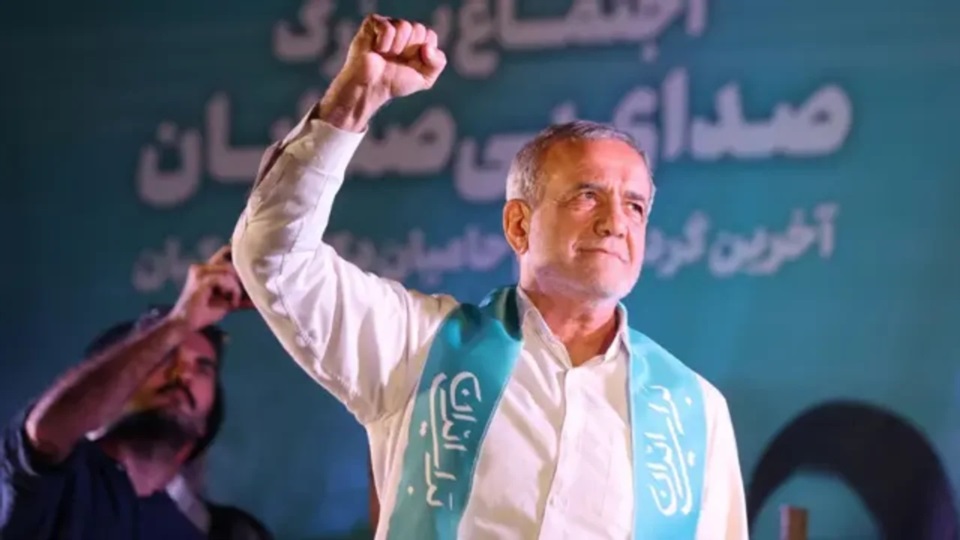 Masoud Pezeshkian, presidente de Irán. 