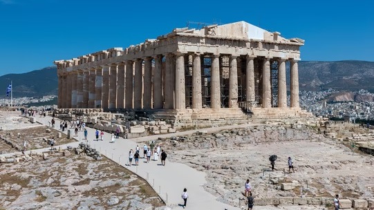 El Partenón, una joya arquitectónica de 2500 años de antigüedad. Ministerio de Cultura de Grecia. @cultureGR.