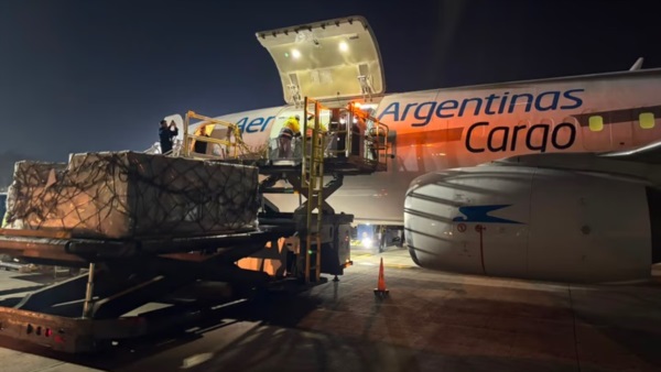 Aerolíneas Argentinas envió aviones a Venezuela. Foto Agencia NA. Foto Agencia NA.